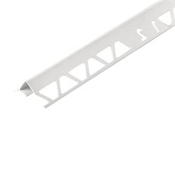 Угол GRACE внутренний для кафельной плитки 11-12мм*2,5м, белый - фото 110473