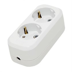 Колодка SIRIUS КЗ-2502 2 гнезда с заземлением 16А 250В - фото 110655