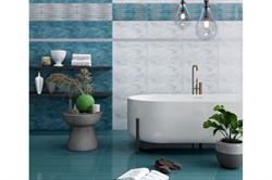 Плитка напольная Мерида 385*385*8,5 бирюзовый - фото 110835