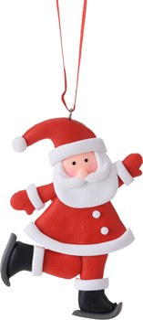 Декорация подвесная САНТА 9,5х0,8х6,5см, в ассортименте CAA130200 - фото 111864