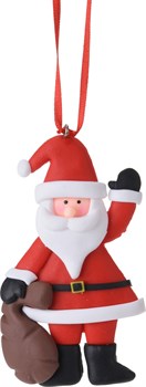 Декорация подвесная САНТА 9,5х0,8х6,5см, в ассортименте CAA130200 - фото 111865