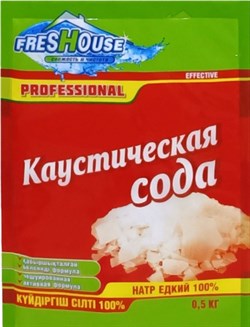 Сода каустическая Freshouse 0,5кг - фото 112148