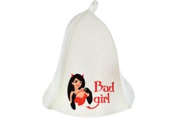 Шапка HOT POT Bad girl для бани и сауны, войлок 41158 - фото 112318