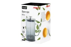 Френч-пресс ARDESTO FRESH серый, матовый, пластик, стекло 800 мл AR1108PFM - фото 112376