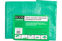 Тент ECOS хозяйственный, универсальный T-3*3, плотность 100г/м2 999084 - фото 112464