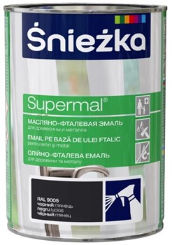 Снежка SYPERMAL м/ф Черная 0,8л - фото 112521