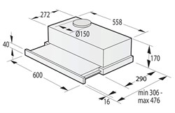 Вытяжка GORENJE TH62E3X - фото 112860