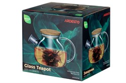 Заварник ARDESTO MIDORI боросиликатное стекло, бамбук 1200 мл AR3012GB - фото 113100