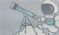 Обои АСПЕКТ РУ Акцент Космикс 70438-14 1,06*10,05м (1упак-6рул) - фото 113424