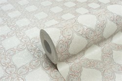 Обои ЛАНИТА PVIP Вермонт узор (молочно-серебристо-пудровый) PVIP1-0480 1,06*10,05м (1упак-6рул) - фото 115501