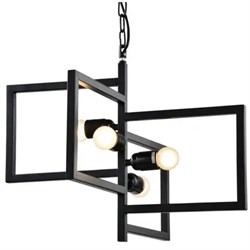 Люстра ASYA AVIZE 6159-D4 4xE27 40W BLACK 158-17584 - фото 116905