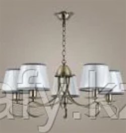 Люстра TEKAVIZE 52043 5xE14 ANTIQUE BRASS 159-17700 - фото 116961