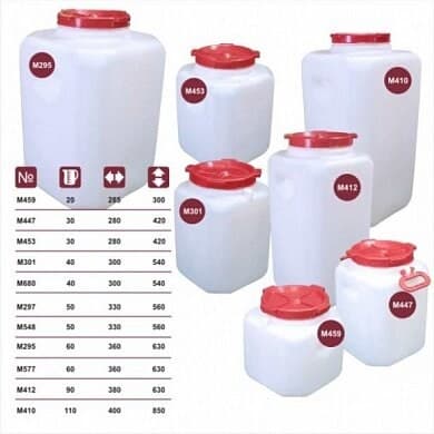 Канистра-умывальник 20л арт.М667 - фото 11702