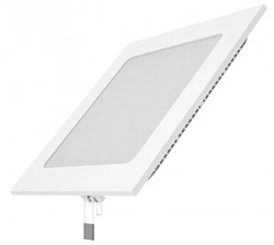Светильник GAUSS Slim квадрат 15W 1100Lm 4000K 180-265V IP20 монтаж D155*155 170*170*22 940111215 - фото 117154