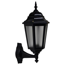 Светильник VENEZIA PLASTIK S BLACK настенный (вверх) 252-15176 - фото 117190