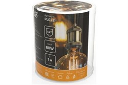 Светильник GAUSS LED Decor подвесной бронзовый E27 1м PL022 - фото 117260