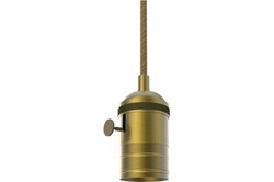 Светильник GAUSS LED Decor подвесной бронзовый E27 1м PL042 - фото 117276