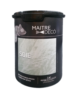Краска декоративная MAITRE DECO SOIE 1л MD SA-010 - фото 117941