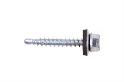 Саморезы СТРОЙБАТ кровельные с буром 5,5x25 (12 шт) 305640 - фото 118030