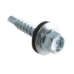 Саморезы СТРОЙБАТ кровельные оц.с буром 4,8х28 (300 шт)  2540311 - фото 118056