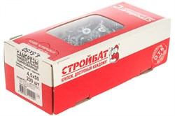 Саморезы СТРОЙБАТ универсальные оцинк. 4,5х50 (200 шт) 2641040/75521 - фото 118067