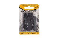 Заглушки СТРОЙБАТ на эксцентрик черные (40шт) Element 11497/5726889 - фото 118229