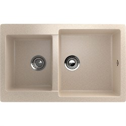 Мойка кухонная GranAlliance бежевая G-54 - фото 118325