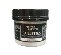 Добавка глиттер MAITRE DECO PAILLETTES Nacre ARGENT 0,03л MD PLT-NA-030 - фото 118342