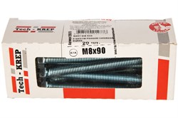 Болт с шестигранной головкой DIN933 М8х90 - фото 118644