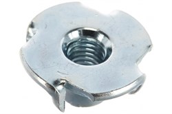 Гайка ELEMENT мебельная забивная М 5 (белый цинк 10 шт) 111220 - фото 118682