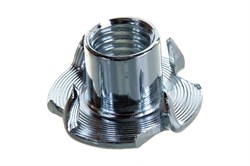 Гайка ELEMENT мебельная забивная М10 (белый цинк 4 шт) 111250 - фото 118685