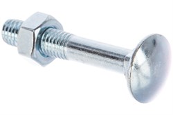 Болт мебельный ELEMENT DIN 603 10x 60 с гайкой (2 шт) 21270 - фото 118735