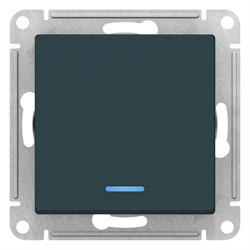 Выключатель AtlasDesign 1-кл.подсв сх1а, 10АХ, механизм изумруд ATN000813 - фото 118951