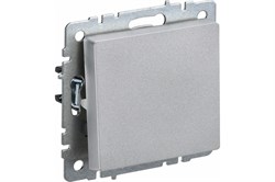 Выключатель BRITE 1-кл. 10А ВС10-1-0-БрА алюминий BR-V10-0-10-K47 - фото 119045