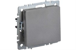 Выключатель BRITE 1-кл. 10А сталь BR-V10-0-10-K46 - фото 119068