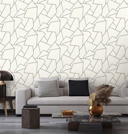 Обои EURO DECOR Lineart декор 8061-23 виниловые 1,06*10,05м (1упак-6рул) - фото 119140