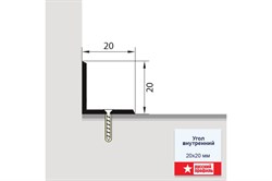 Угол 20*20 внутренний 0,9 дуб хельсинки - фото 119229