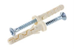 Дюбель-гвоздь СТРОЙБАТ нейл. цил.манж. 5х30 Sormat (4 шт) 69171 - фото 119765