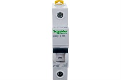 Автомат выкл-ль SCHNEIDER ELECTRIC Acti9 iK60N 1П 10А С A9K24110 - фото 119783