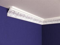 Плинтус СОЛИД потолочный 2,0м С121/45 белый 30мм*30мм (1уп-90 шт) - фото 119821