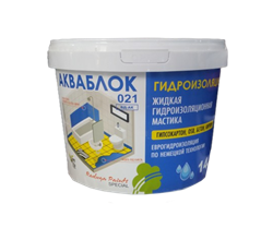 Мастика РАДУГА-021 гидроизоляционная AQUABLOCK 14кг - фото 119914