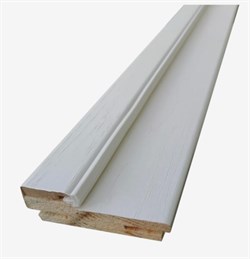 Коробка ЛЕСКОМ телескопическая НЕСТАНДАРТ 70*32*2400 с уплотнителем ясень белый (стойка1-шт) - фото 120311