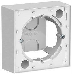 Коробка AtlasDesign для наружнего монтажа, Белый ATN000100 - фото 120321