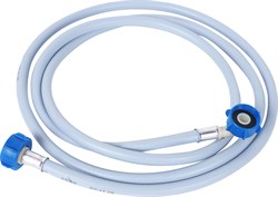 Шланг ВИРКЭН РУСЬ наливной для стир. машин 2м (гайка-гайка угловой) 70980453 - фото 120383