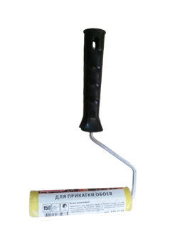 Валик DECOR для прикатки обоев резиновый 150мм, ручка 6мм 138-1150 - фото 120460