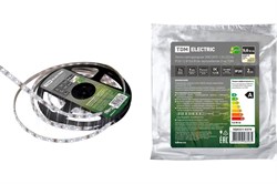 Лента светодиодная TDM SMD2835-120 LED/м-IP20-12В-9,6Вт/м мультибелая (5м) - фото 120887