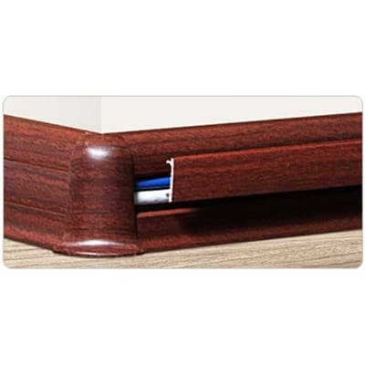 Плинтус К55 2,5м Идеал Комфорт 205/Дуб капучино - фото 12088