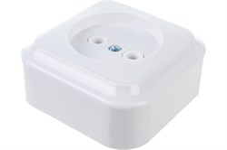 Розетка СВЕТОПРИБОР РА 16-255 одинарная - фото 121136