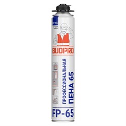 Пена BUDPRO монтажная профессиональная FP-65л 745мл - фото 121332