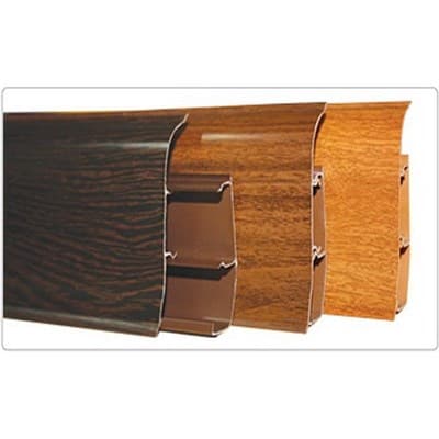 Плинтус Е67 Идеал Элит 2,5м 291/орех - фото 12139